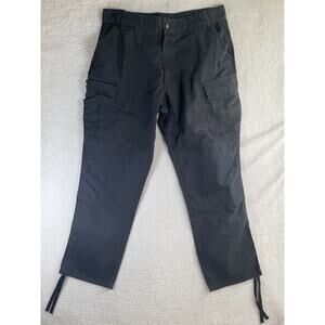 5.11 Tactical Cargo TDU Pants Mens XL Blck Relaxed Fit Utility Ripstop 74003